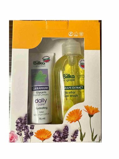 Imagen de SET BILKA GEL MICELAR PARA ROSTRO 200 ML + CREMA DE MANOS 75 ML UND