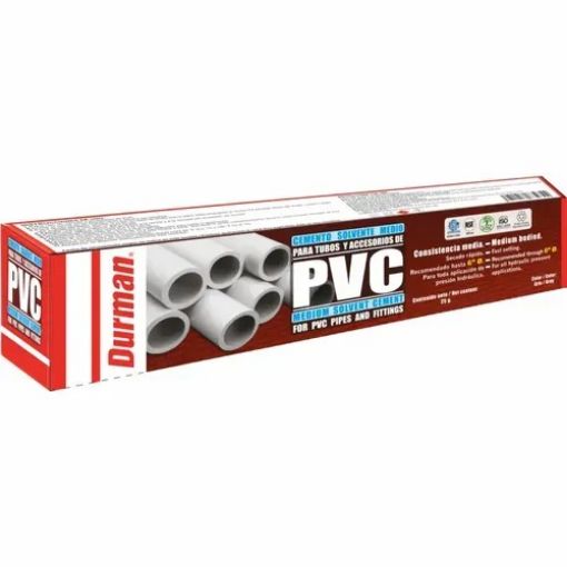 Imagen de PEGAMENTO DURMAN PVC PARA TUBERIA PLASTICA 25 G
