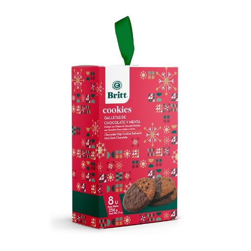 Imagen de GALLETA BRITT CHOCOMENTA NAVIDEÑA 264 G