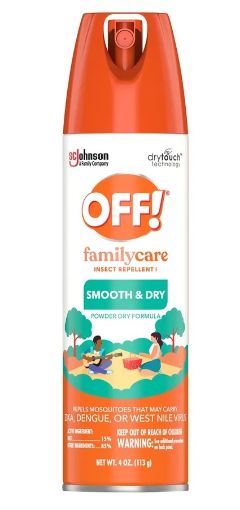 Imagen de REPELENTE OFF! DE INSECTOS FAMILY CARE SMOOTH & DRY 113.00 G
