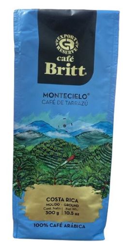 Imagen de CAFÉ BRITT MONTECIELO TARRAZÚ MOLIDO 300.00 G