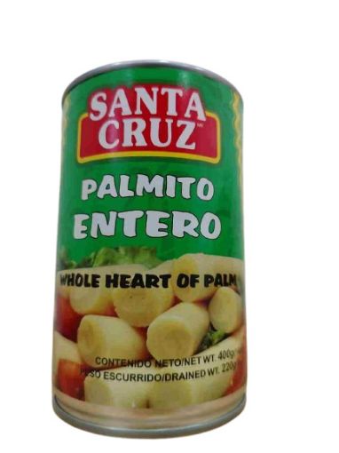 Imagen de PALMITO SANTA CRUZ ENTERO LATA 400.00 G