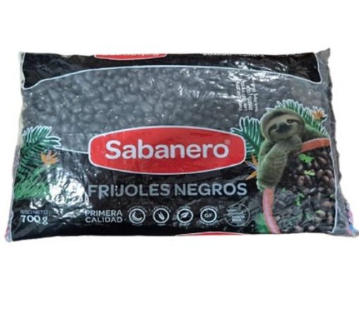 Imagen de FRIJOLES SABANERO NEGROS 700 G