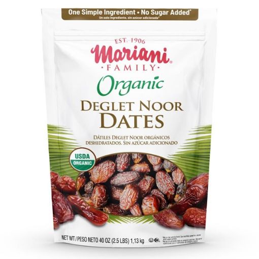 Imagen de DATILES MARIANI ÓRGANICOS DEGLET NOOR DESHIDRATADOS 1130 G