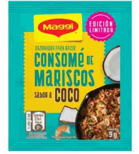 Imagen de SAZONADOR DE MARISCOS MAGGI SABOR COCO EDICIÓN LIMITADA 4 UND 36.00 G