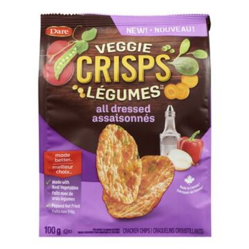 Imagen de SNACK  VEGGIE CRISPS VEGETALES CONDIMENTADOS 100.00 G