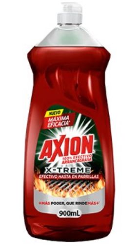 Imagen de LAVAPLATOS AXION LÍQUIDO X-TREME BOTELLA 900.00 ML
