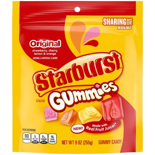 Imagen de GOMITAS STARBURST ORIGINAL FRUTAS 255.00 G
