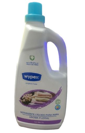 Imagen de DETERGENTE LIQUIDO WYPEX AROMA FLORAL 1500.00 ML
