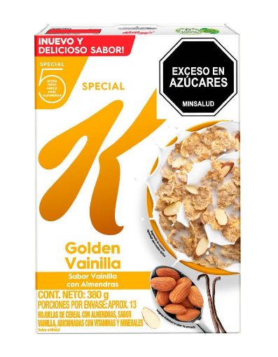 Imagen de CEREAL KELLOGGS SPECIAL GOLDEN VAINILLA CON ALMENDRAS CAJA 380.00 G