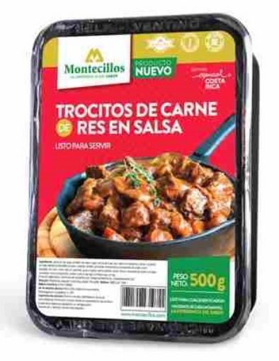 Imagen de TROCITOS MONTECILLOS DE CARNE DE RES EN SALSA 500.00 G