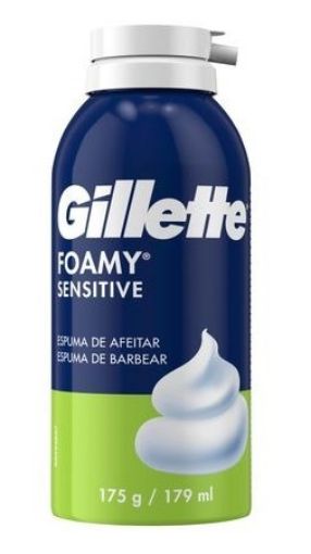 Imagen de ESPUMA DE AFEITAR GILLETTE FOAMY SENSITIVE 175 G