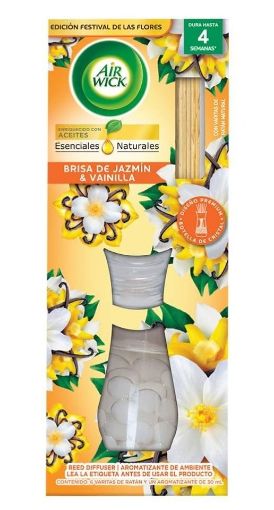 Imagen de VARITAS AROMATIZANTES AIR WICK BRISA DE JAZMÍN & VAINILLA 30 ML