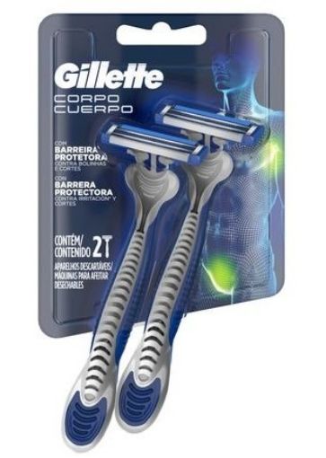 Imagen de RASURADORA GILLETTE CORPO CUERPO 2 UND