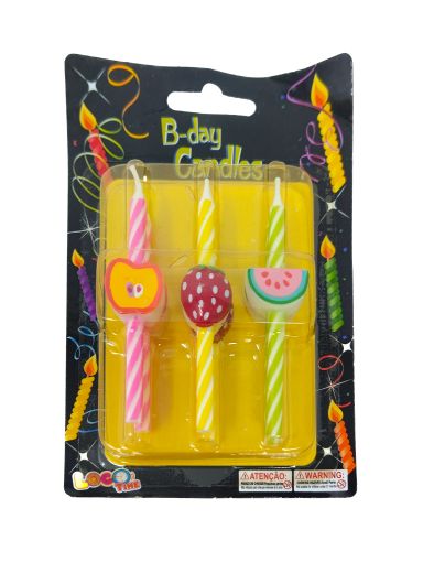 Imagen de VELAS PARA CUMPLEAÑOS IMP #CLT-2551 1 UND