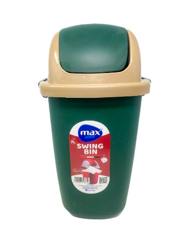 Imagen de BASURERO MAX PLAST DE PLÁSTICO 7000 ML #MAX-1667 1.00 UND