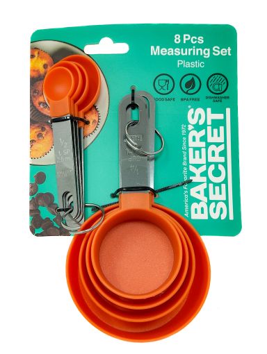 Imagen de SET DE TAZAS BAKERS SECRET PARA MEDIR #BS4039 8 UND