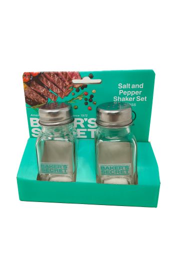 Imagen de SET DE RECIPIENTES BAKERS SECRET PARA SAL Y PIMENTA #BS40149 2 UND