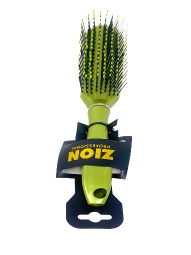 Imagen de CEPILLO ZION  PROFESSIONAL PARA CABELLO VERDE #ZN-596 1.00 UND