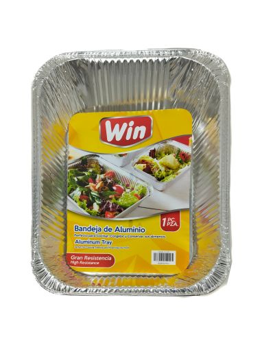 Imagen de MOLDE WIN DE ALUMINIO DESECHABLE RECTANGULAR #FC-0107 1 UND