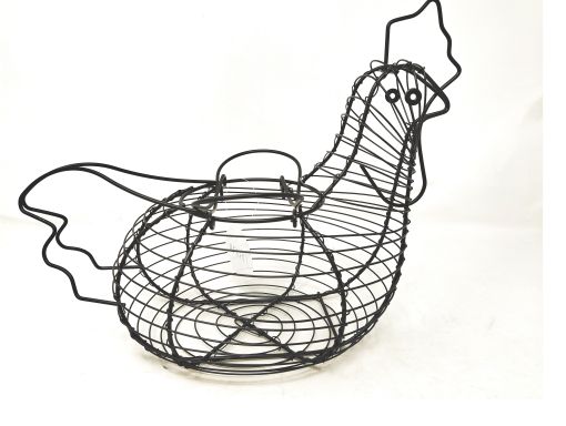 Imagen de CANASTA LIFE ART DE METAL PARA HUEVOS 32X19X26 CM #N24-04064 1.00 UND