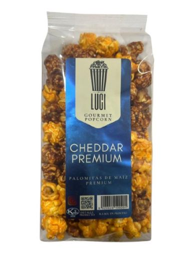 Imagen de PALOMITAS DE MAÍZ LUCI GOURMET CHEDDAR PREMIUM 150 G