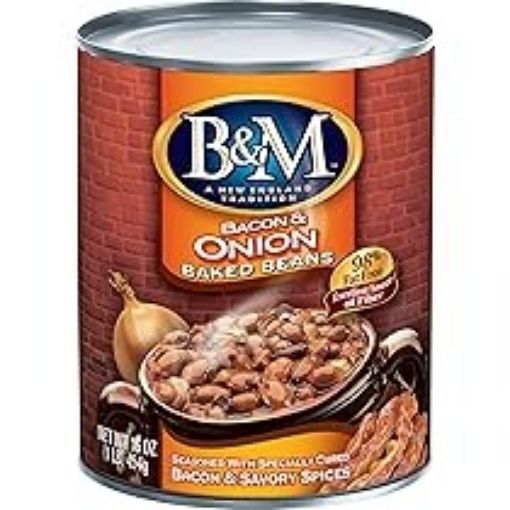 Imagen de FRIJOL B&M TOCINETA & CEBOLLA ENTERO HORNEADO LATA 454 G