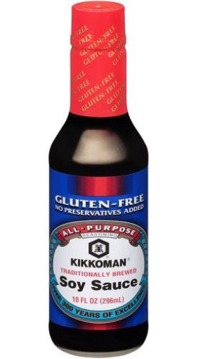 Imagen de SALSA DE SOYA KIKKOMAN SIN GLUTEN  296 ML