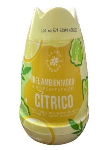Imagen de AROMATIZANTE LA CASA DE LOS AROMAS CÍTRICO EN GEL 170 