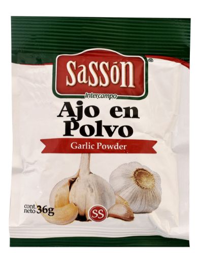 Imagen de AJO EN POLVO SASSON 6 UND 36 G