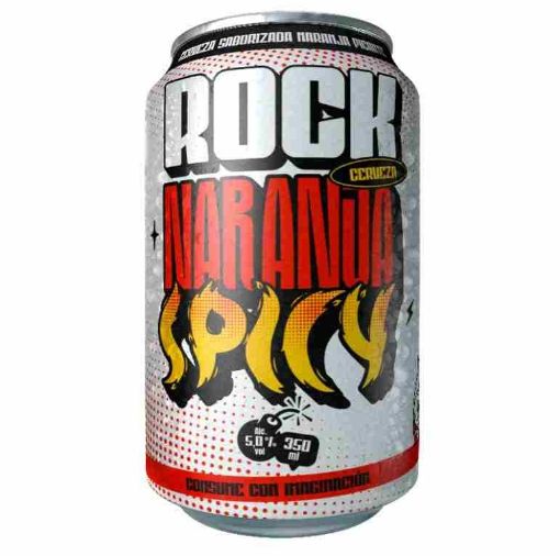 Imagen de CERVEZA ROCK NARANJA SPICY LATA 350 ML