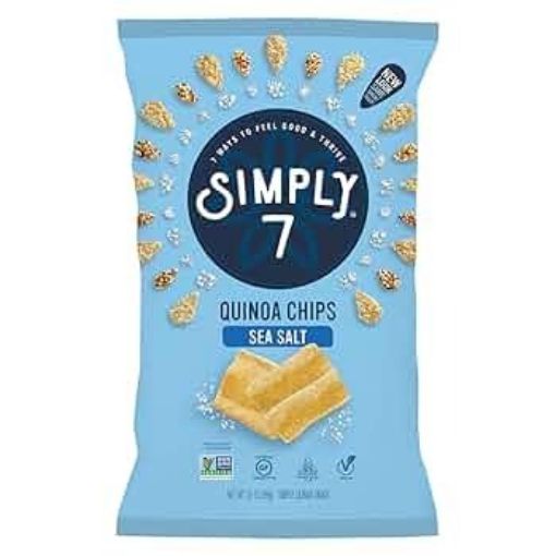 Imagen de CHIPS SIMPLY 7 DE QUINOA SABOR SAL MARINA 99.00 G