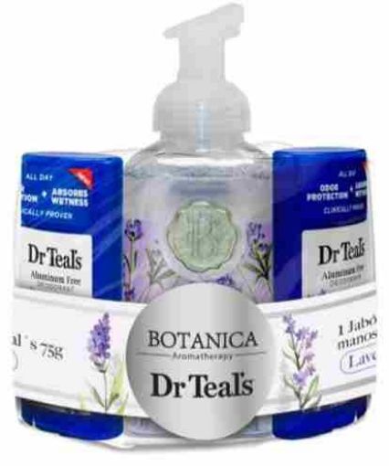 Imagen de SET BOTANICA - 2 UND DESORANTE DR TEALS  75 G + JABÓN BOTANICA EN ESPUMA PARA MANOS 500 ML 