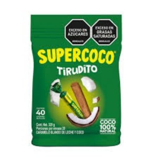 Imagen de TURRÓN SUPER COCO TIRUDITO 40 UND 320.00 G