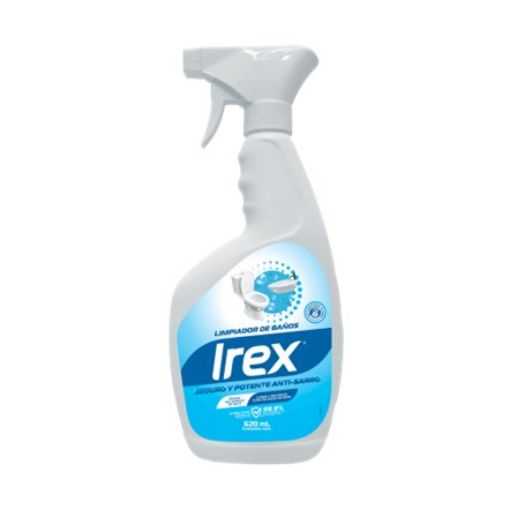Imagen de LIMPIADOR IREX DE VIDRIOS Y SUPERFICIES CON AMONÍACO SPRAY 620.00 ML