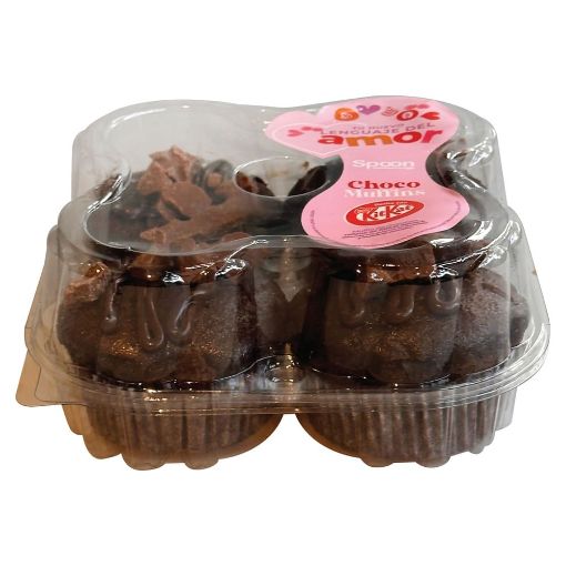 Imagen de MUFFIN SPOON CHOCOLATE KIT KAT 4 UND 354 G