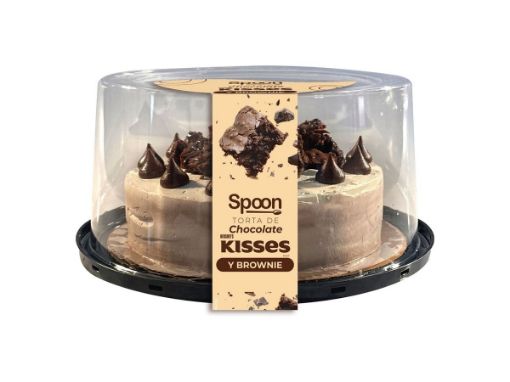 Imagen de TORTA SPOON DE CHOCOLATE KISSES Y BROWNIE 1050.00 G