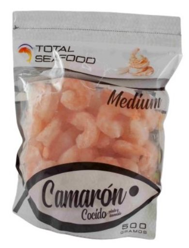 Imagen de CAMARÓN  TOTAL SEAFOOD COCIDO MEDIUM 500.00 G