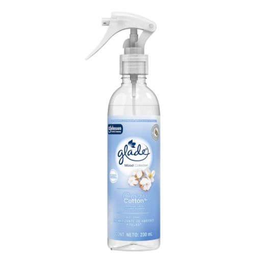 Imagen de AROMATIZANTE GLADE AMBIENTE Y TELAS COZY COTTON 230.00 ML