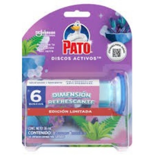 Imagen de DISCOS ACTIVOS PATO GEL DIMENSION REFRESCANTE 36.00 ML