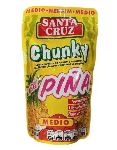 Imagen de SALSA CHUNKY SANTA CRUZ PICANTE MEDIO CON PIÑA DOYPACK 250.00 G
