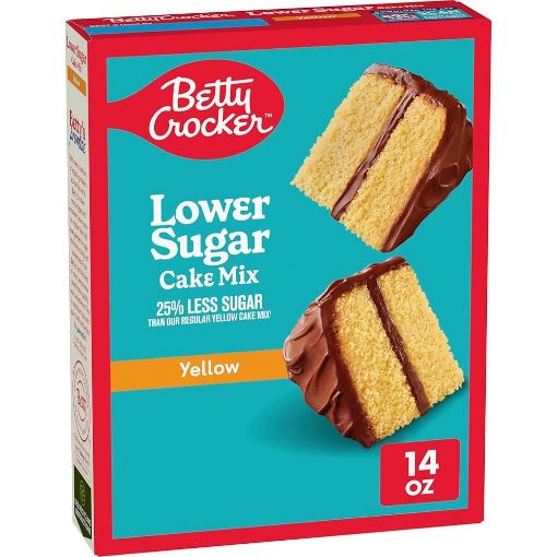 Imagen de PREMEZCLA BETTY CROCKER PARA QUEQUE DE VAINILLA AMARILLA 25% MENOS AZUCAR 396.00 G