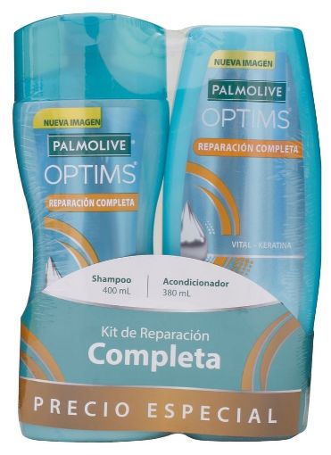 Imagen de OFERTA PALMOLIVE -SHAMPOO REPARACIÓN COMPLETA 400 ML+ACONDICIONADOR REPARACIÓN COMPLETA 380 ML 