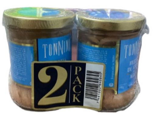 Imagen de FILETES TONNINO DE ATÚN EN AGUA 190 G 2 UND 
