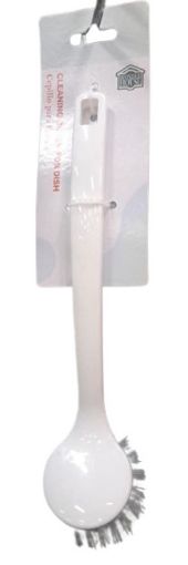 Imagen de CEPILLO WONDER HOUSE PARA PLATOS PLÁSTICO BLANCO #N24-03855 1 UND