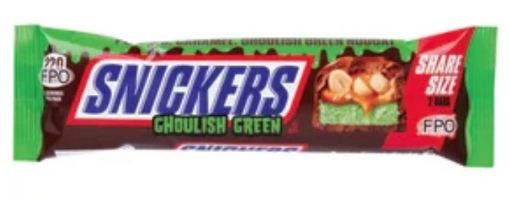 Imagen de CHOCOLATE SNICKER TURRON VERDE HALLOWEEN 93.00 G