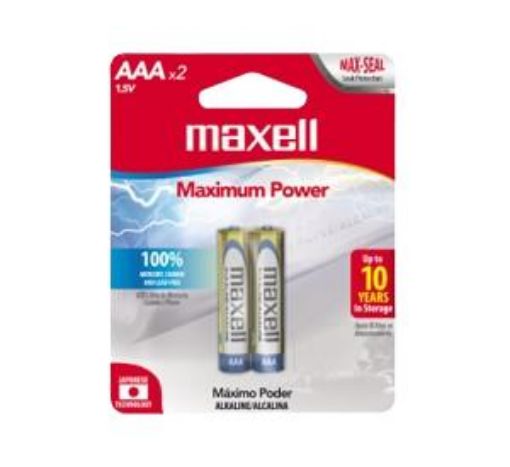 Imagen de BATERIA MAXELL ALKALINA AAA 2.00 UND
