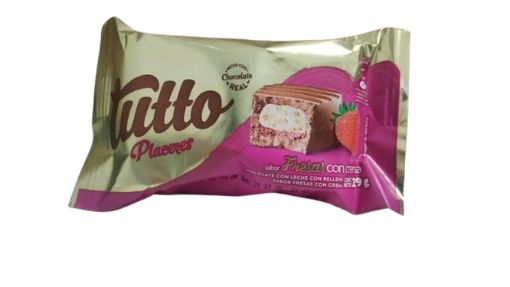 Imagen de CHOCOLATE TUTTO PLACERES FRESAS CON CREMA 29.00 G