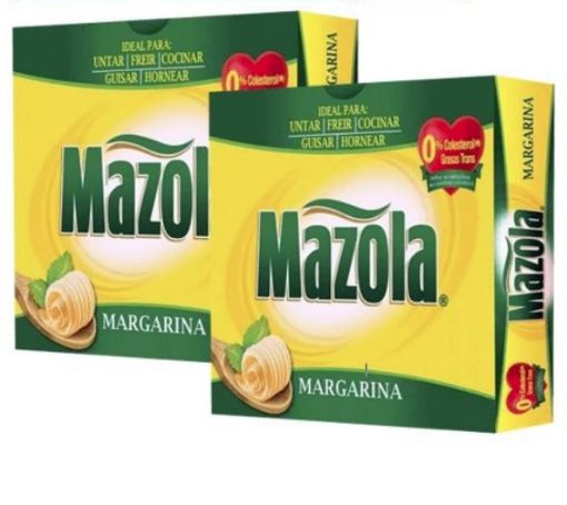 Imagen de MARGARINA MAZOLA 2 UND 400 G 