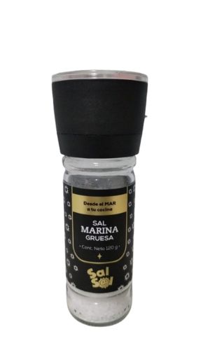 Imagen de SAL GRUESA SAL SOL EN ENVASE CON QUEBRADOR AJUSTABLE 120.00 G